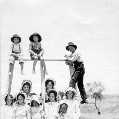 School Kids at Wichita, Dickens County, Texas