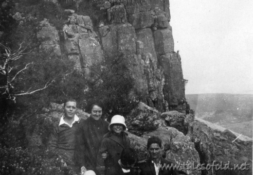 Picnic on Platberg Mountain, August, 1928