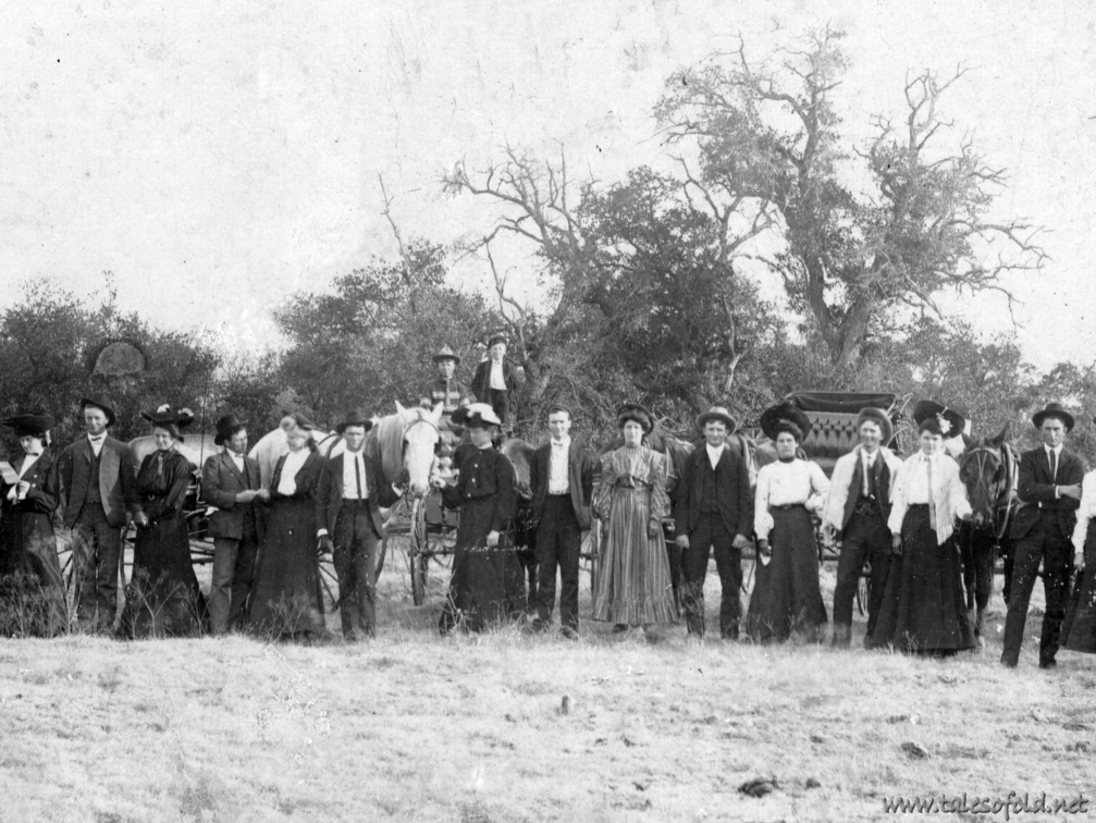 An Early Scene in Mercury, Texas