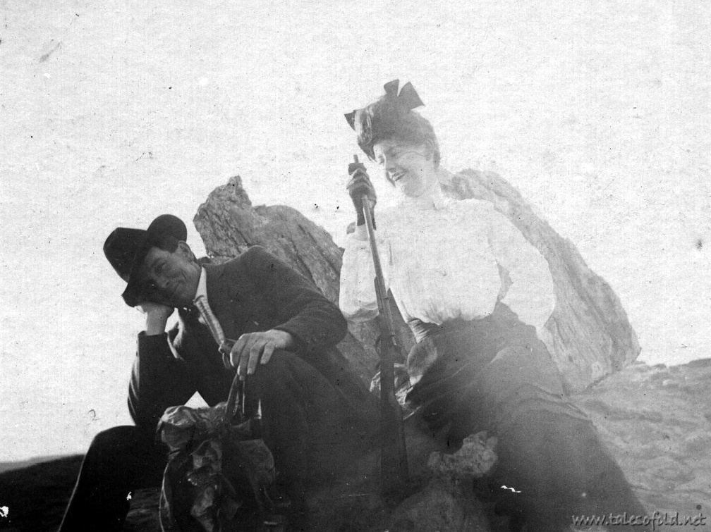 John Vance Alexander and Eda McLeod, Field Creek, Texas