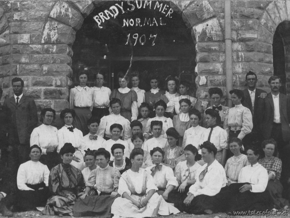 Brady Summer Normal School 1907