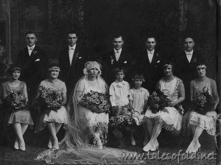 John Hajec and Mary Ludwa Wedding, July 26, 1926