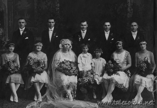 John Hajec and Mary Ludwa Wedding, July 26, 1926