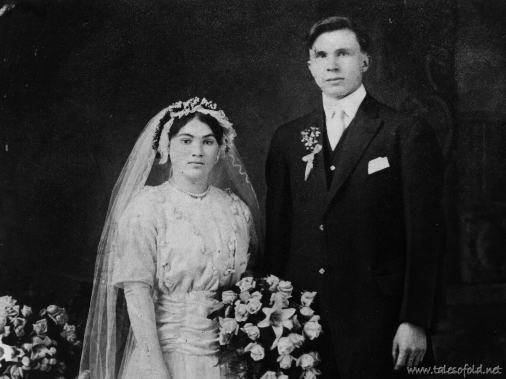 Stanley Wnuk and Verna Hajec Wedding Portrait